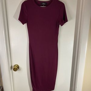 Ribbed Short Sleeve Midi Dress | Lulu’s